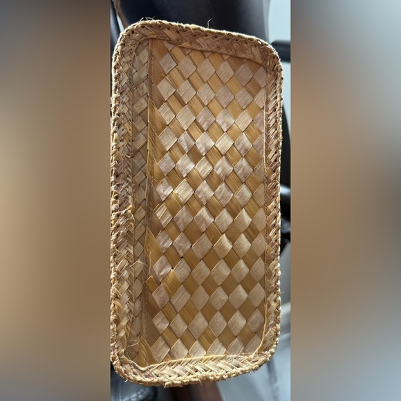 Stylish Tan and Brown Woven Bag - Picture 6 of 8